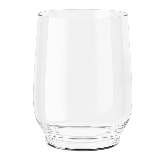 Tritan Stemless Wine Glass (2pcs) - Pure Black